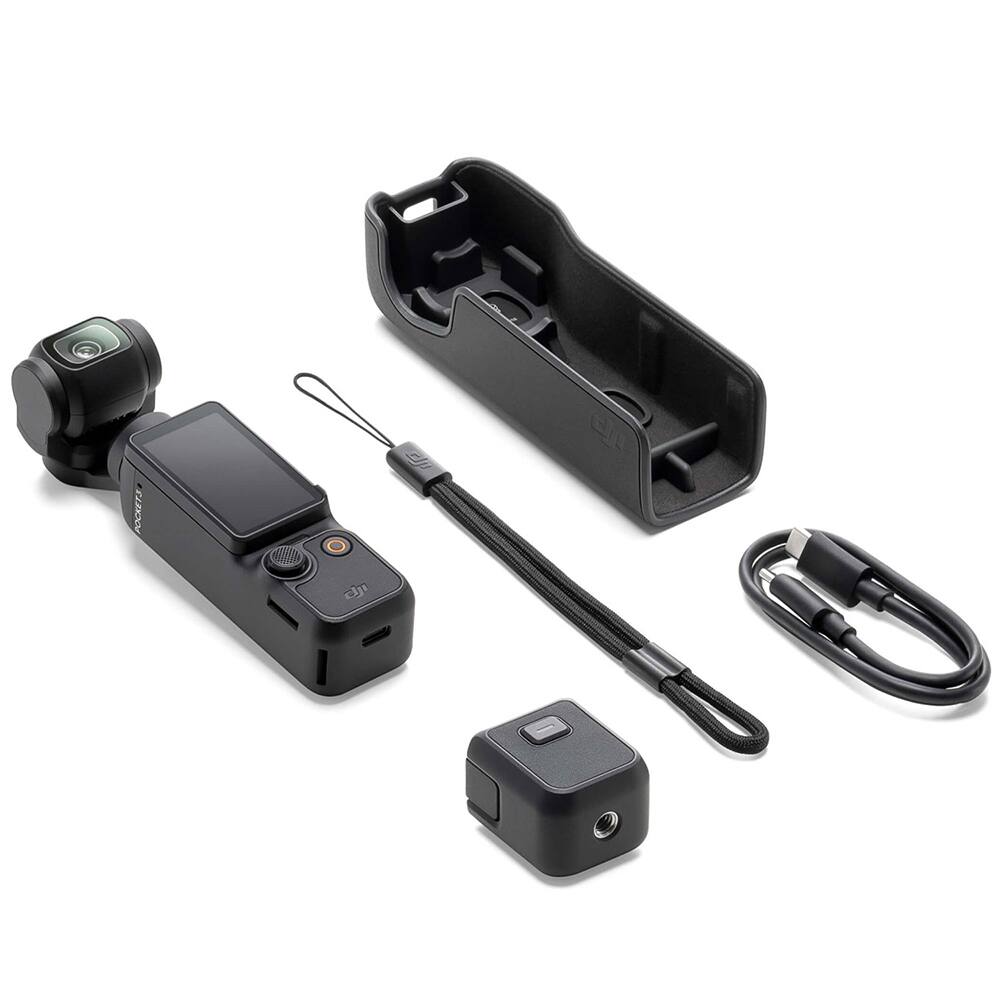 Alt View 6. DJI - Osmo Pocket 3 4K 120fps 3-Axis Gimbal Stabilizer +26 Month Protection Bundle.