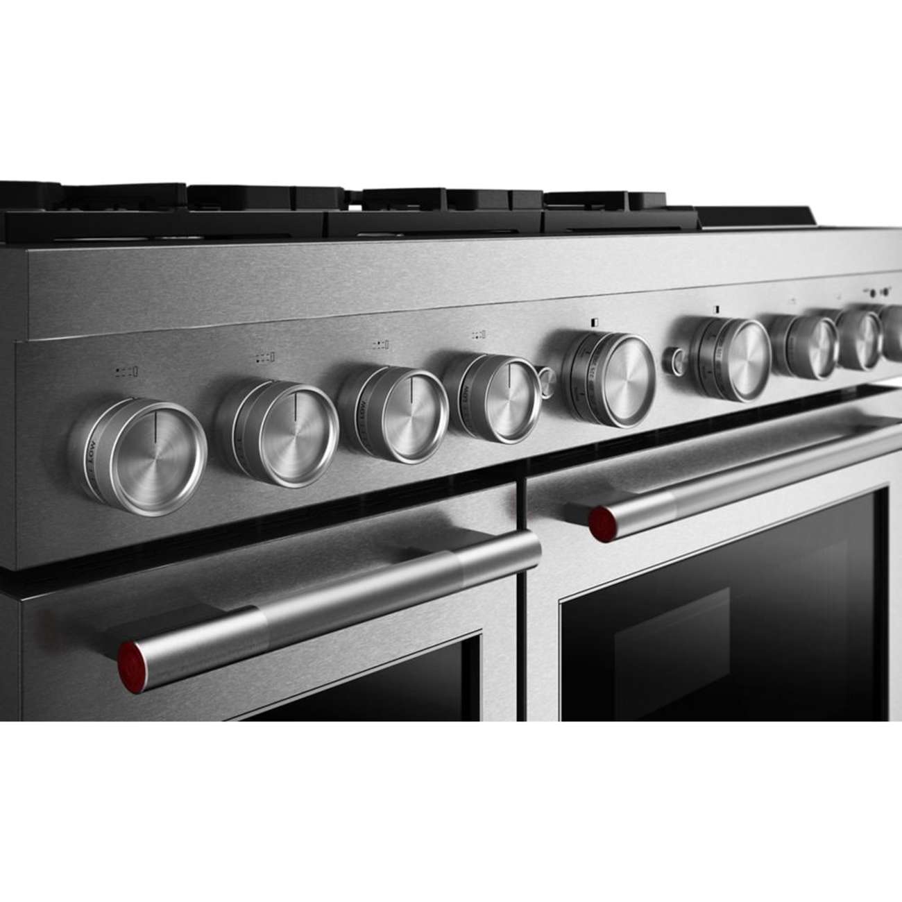 Alt View 12. KitchenAid - 48 inch Wide 6 burner 6.3 cu. ft. Freestanding Dual Fuel Range with Griddle and 6 Burners - Stainless Steel.