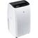 Alt View 2. TCL - 450 Sq. Ft. Smart Portable Air Conditioner 10,000 BTU with Heat - White.