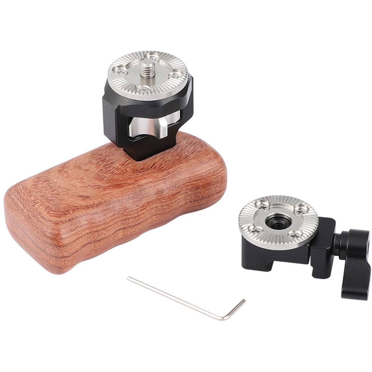 Alt View 3. CAMVATE - CAMVATE Quick Release Wooden Hand Grip (Left Side).