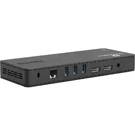 Visiontek - VT4800 Thunderbolt 3 USB-C Docking Station w/ 60W PD - Dock Compatible with TB3 and USB-C Windows and Mac systems, Up to