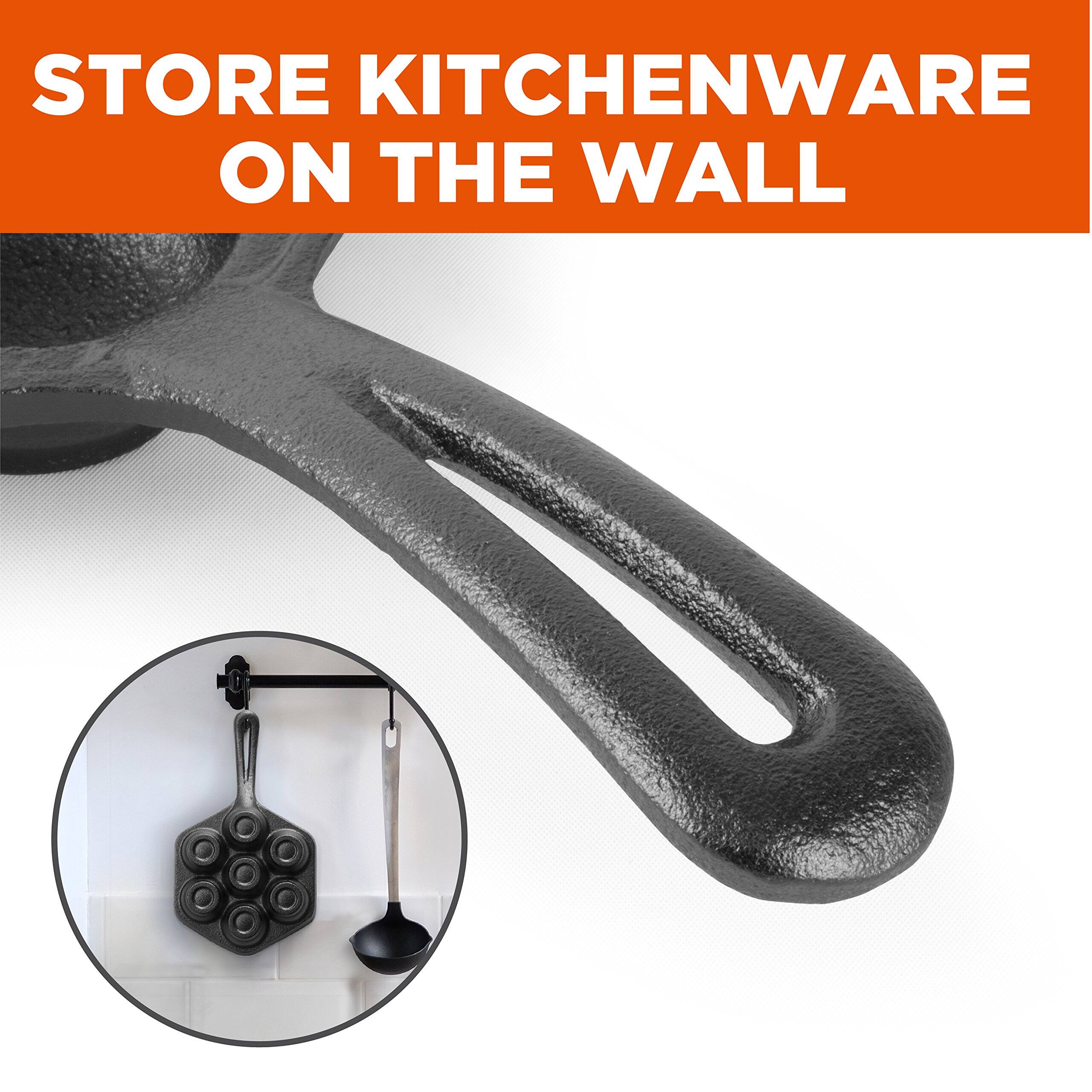 STORE KITCHENWARE ON THE WALL