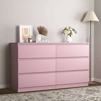 pink mid century dresser 1960s Mid Century Modern Highboy Dresser in Pink