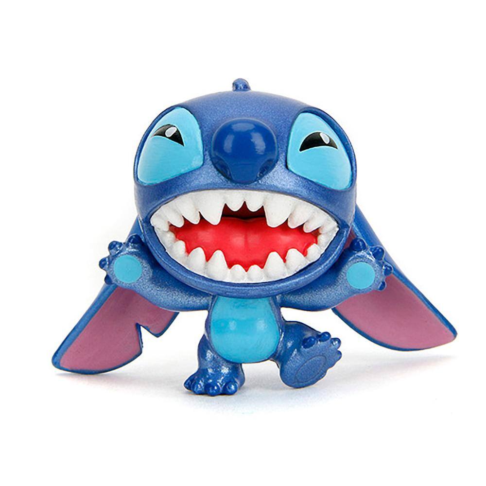 Back. Jada - Set of 4 Diecast Figures "Disney's Stitch" "Metalfigs" Series Diecast Models by Jada - Multicolor.