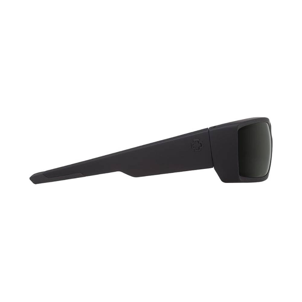 Back. Spy Optic - Spy Optic General Wrap Polarized Sunglasses (Happy Gray Green Polar) - Matte Black.