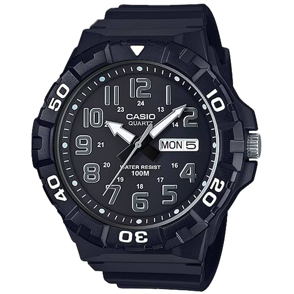 Casio - Men's Oversized Sport Watch with Dial - MRW-210H-1AV - Black
