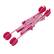Left. 509 Crew - Peppa Pig: Doll Umbrella Stroller in Pink & White Dots.