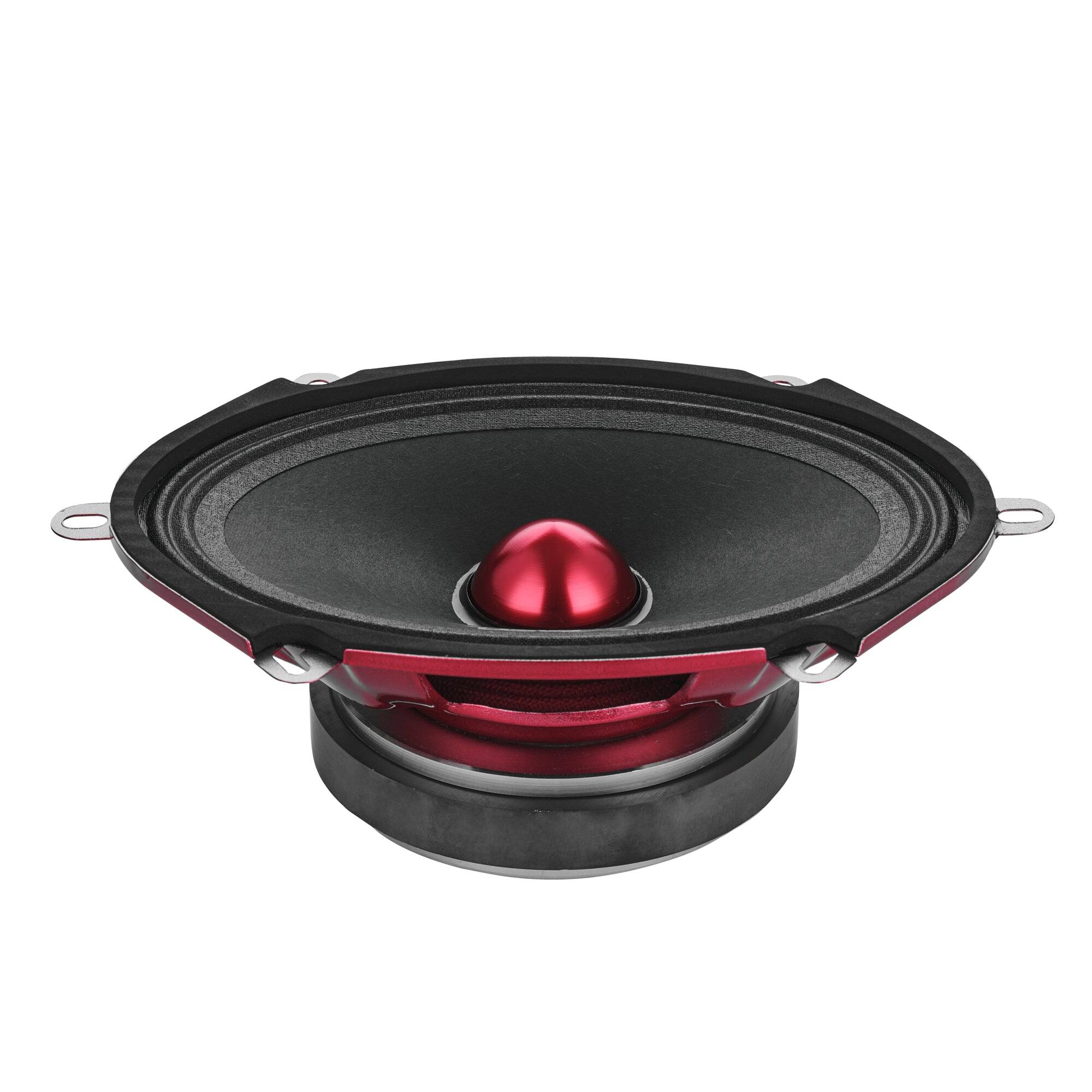 Angle. DS18 Audio - PRO-X 5x7" Mid-Range Loudspeaker with Bullet, 175W RMS 4-Ohm.