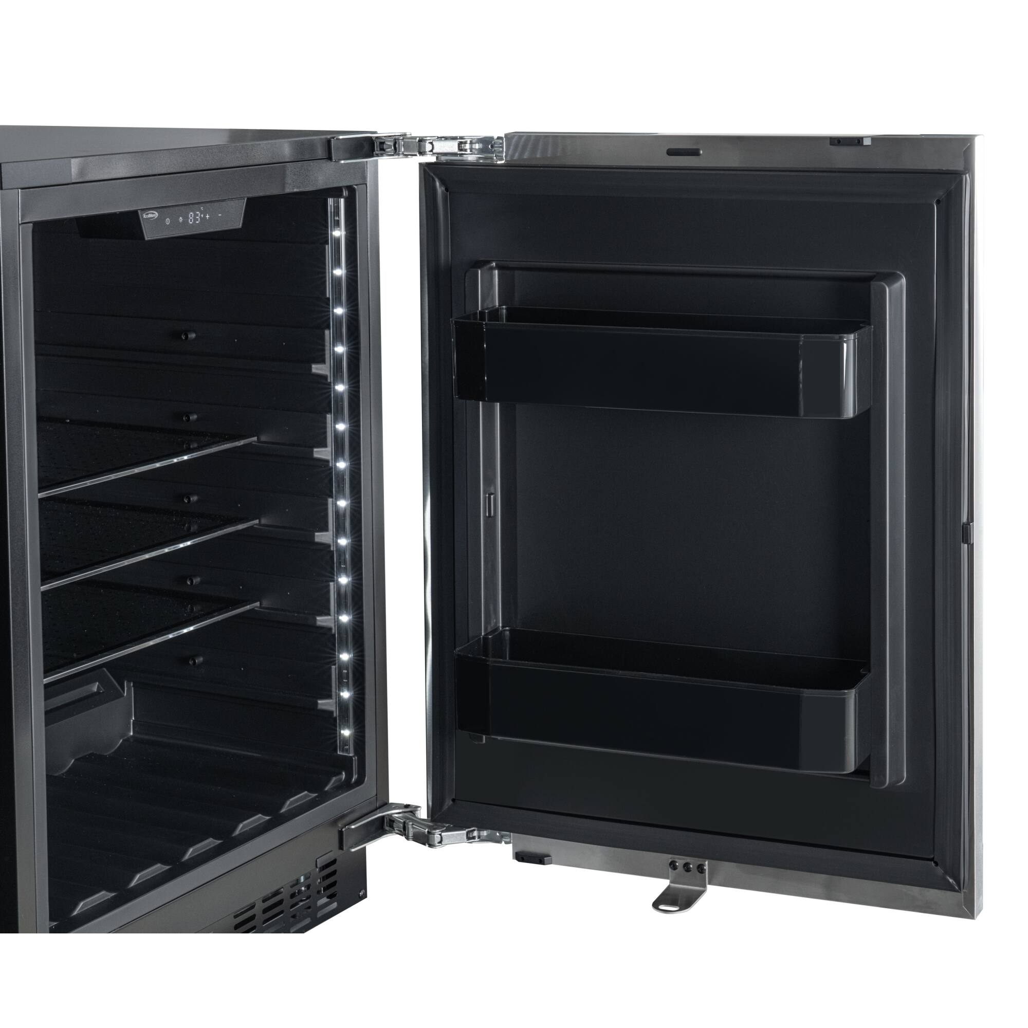 Alt View 6. Koolmore - 24 in. Panel Ready Compact Refrigerator, 5 cu. ft. in Black (KM-BIR5C-PR) - Black.