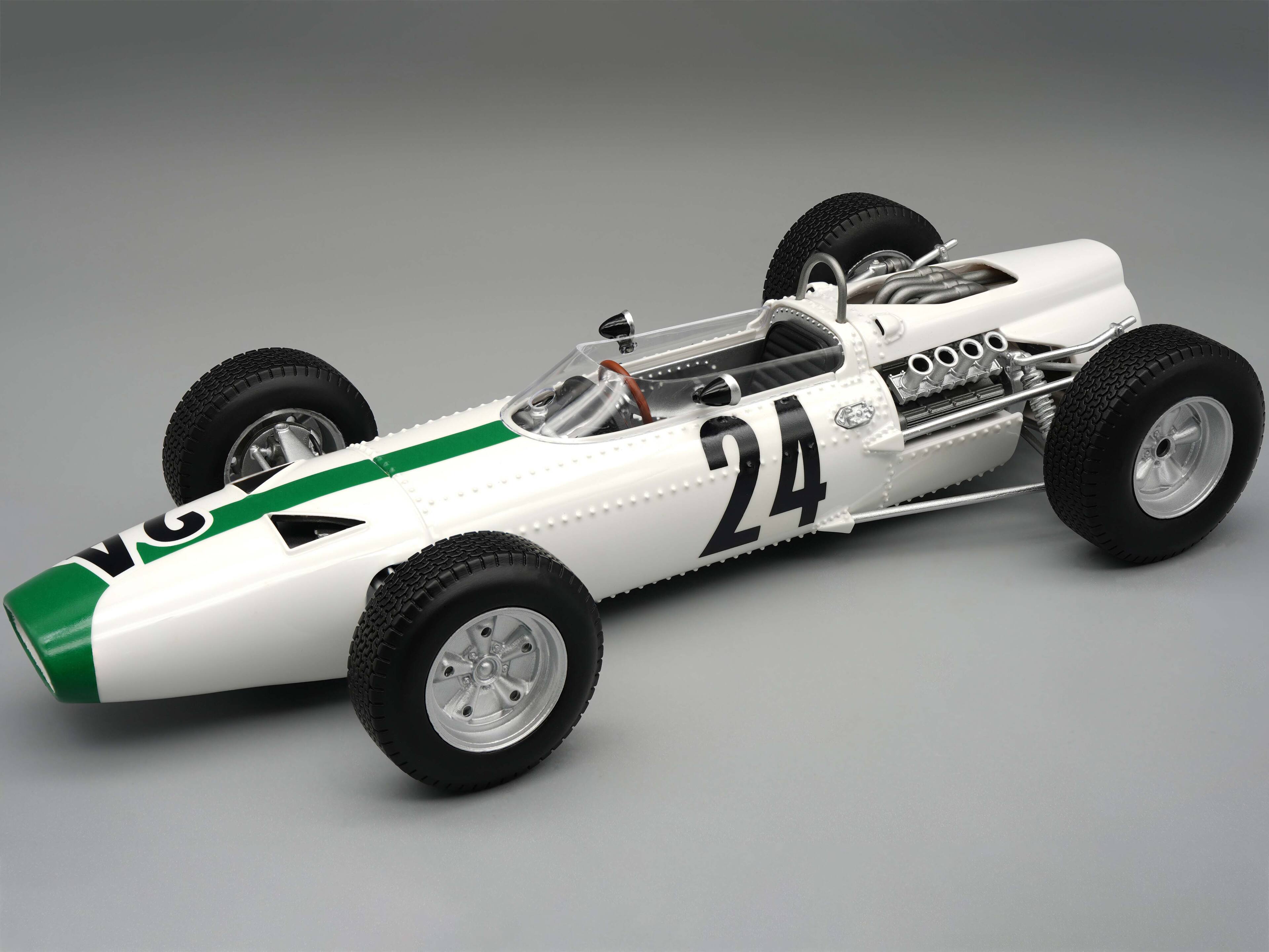 Front. Tecnomodel - BRM P261 #24 Formula One F1 "Belgian GP" 1966 "Mythos Series" Limited Edition to 40 pieces 1/18 model car by Tecnomodel.