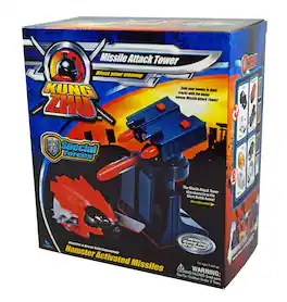 ZHUTA - Zhu Zhu Pets - Kung Zhu Master Trap Missile Attack Tower - Hamster Activated Missiles - Multi