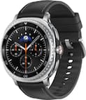 Front. Samsung - Galaxy Watch8 Classic Stainless Steel Smartwatch 46mm BT - Black.