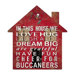 Fan Creations - Tampa Bay Buccaneers 12'' Team House Sign - Multicolor
