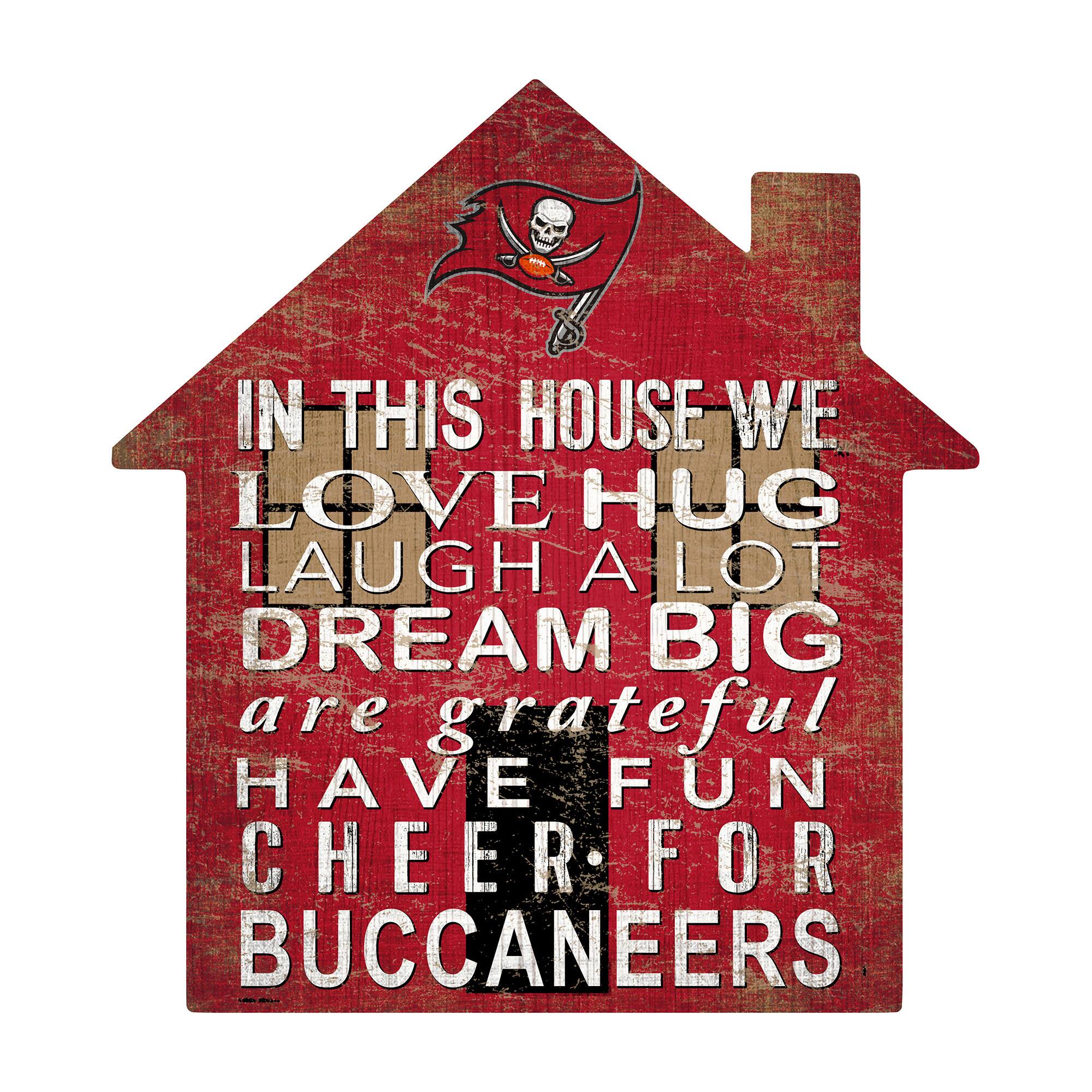 Tampa Bay Buccaneers 12'' Team House Sign