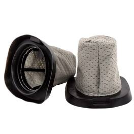 HQRP - 2-Pack Dust Cup Filters Replacement F25 for Dirt Devil Simpli-Stik SD20000, Versa Power M083405 Stick Vacuums