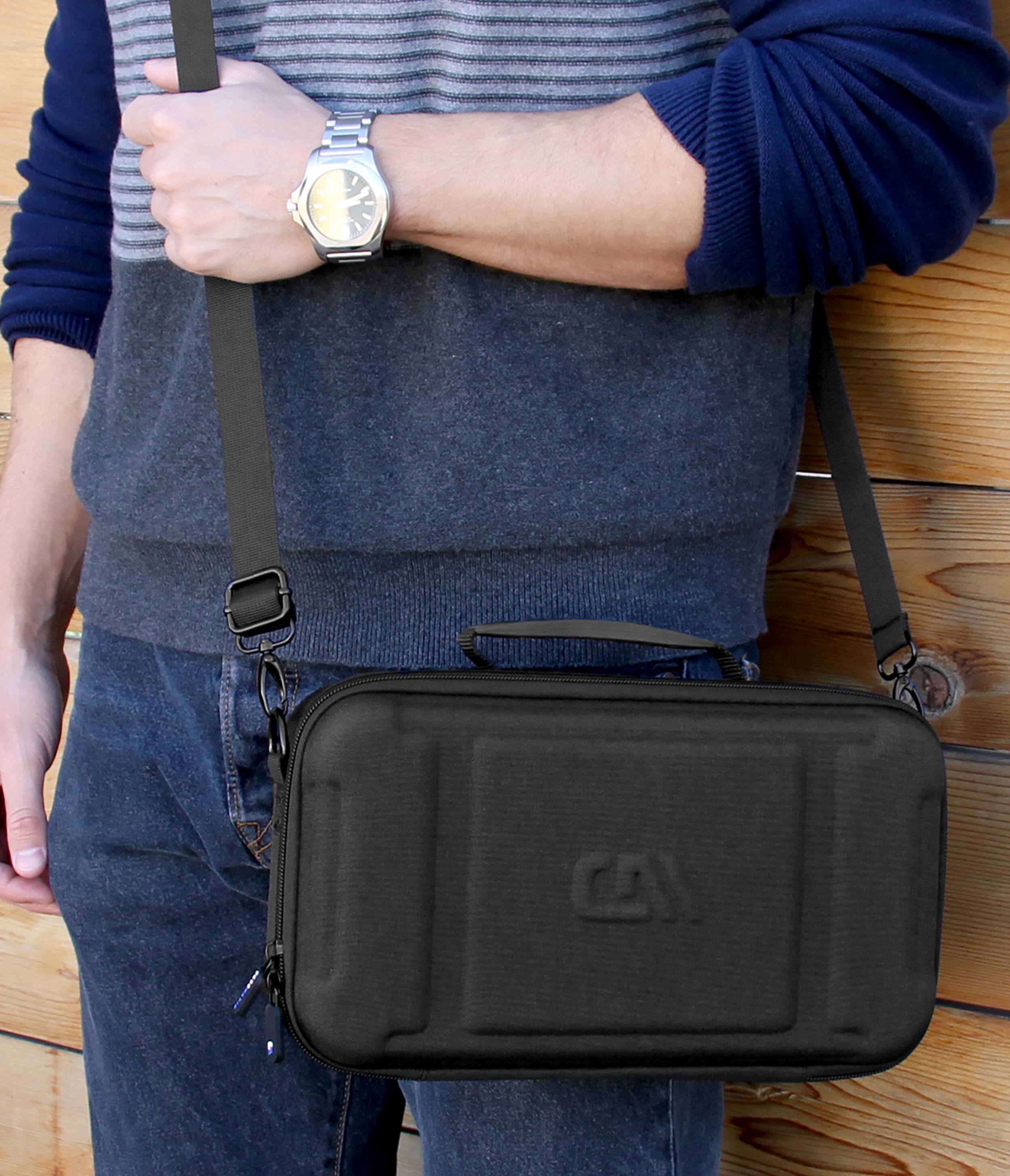 Alt View 6. CASEMATIX - Handheld Gaming Case Screen Protector Fits ASUS ROG Xbox Ally X Handheld Video Gaming Console and Accessories - Black.