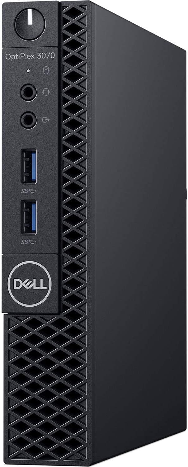 Refurbished Excellent - Refurbished Dell Optiplex 3070 Micro Intel i5-9500T 32GB 1TB SSD Windows 11 Pro - Black