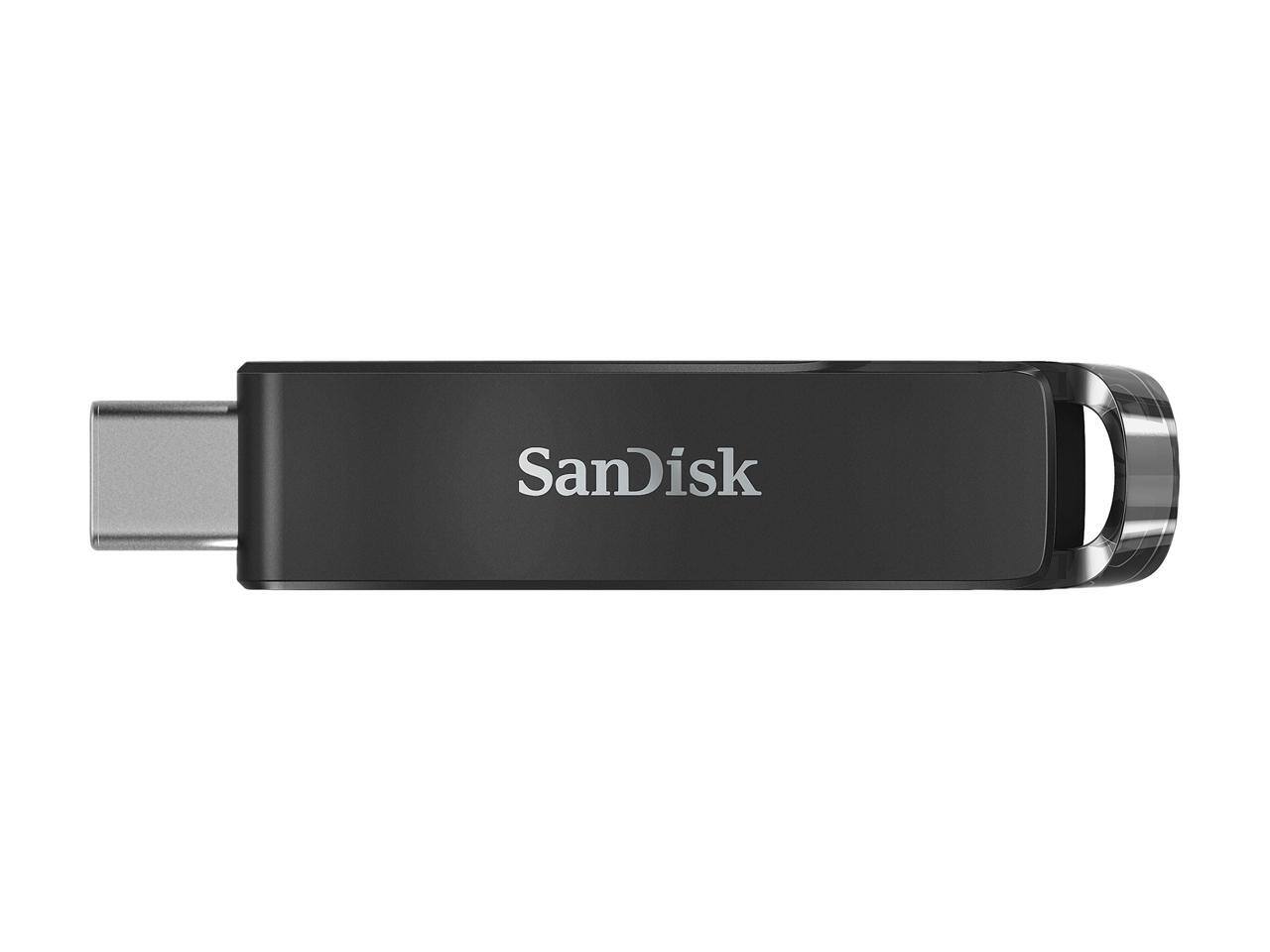 Alt View 1. SanDisk - SanDisk 256GB Ultra USB Type-C Flash Drive, Speed Up to 150MB/s (SDCZ460-256G-G46) - Black.