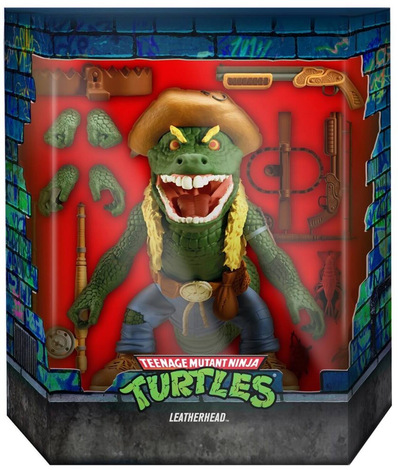 The text on the image is: "Teenage Mutant Ninja Turtles Leatherhead."