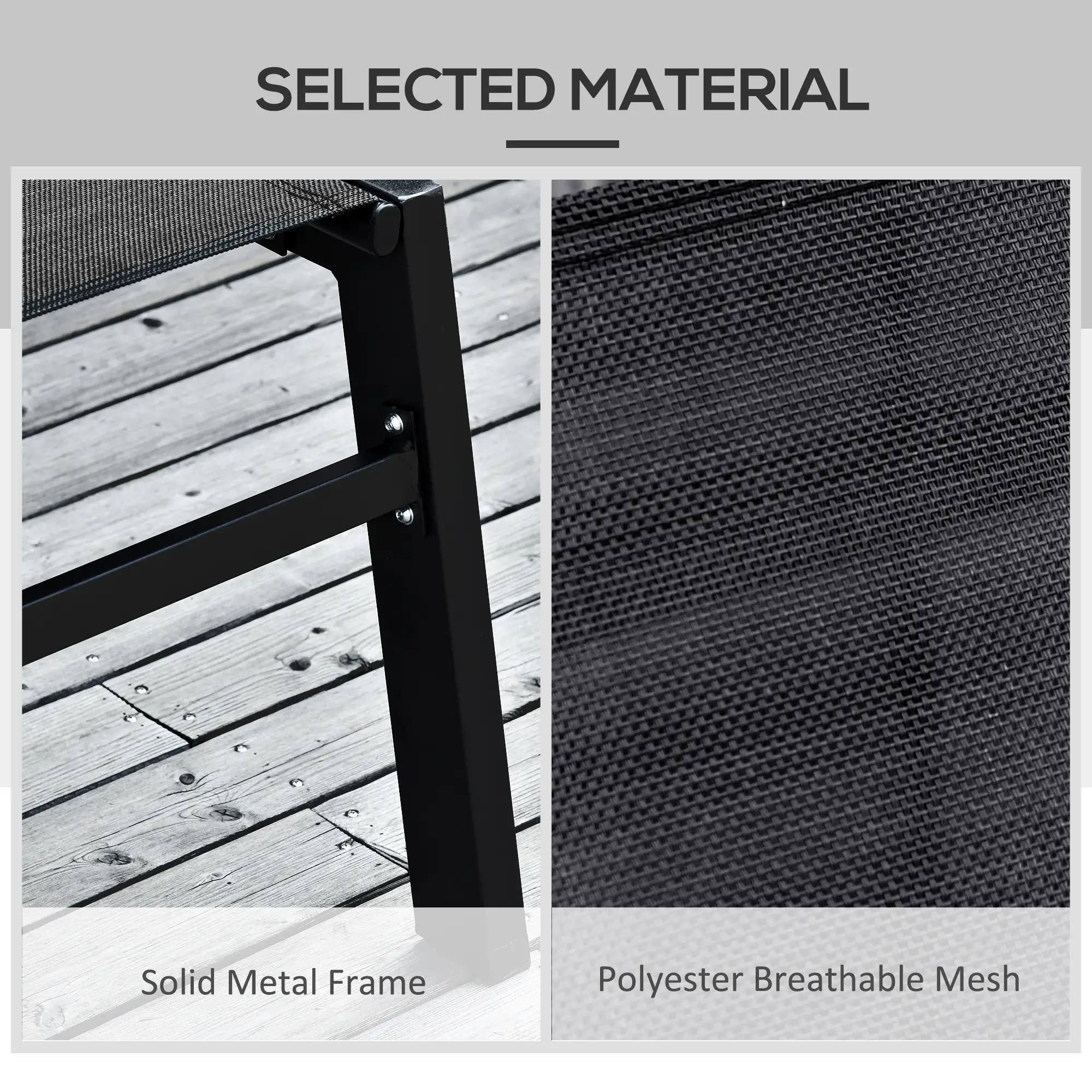 SELECTED MATERIAL
Solid Metal Frame
Polyester Breathable Mesh