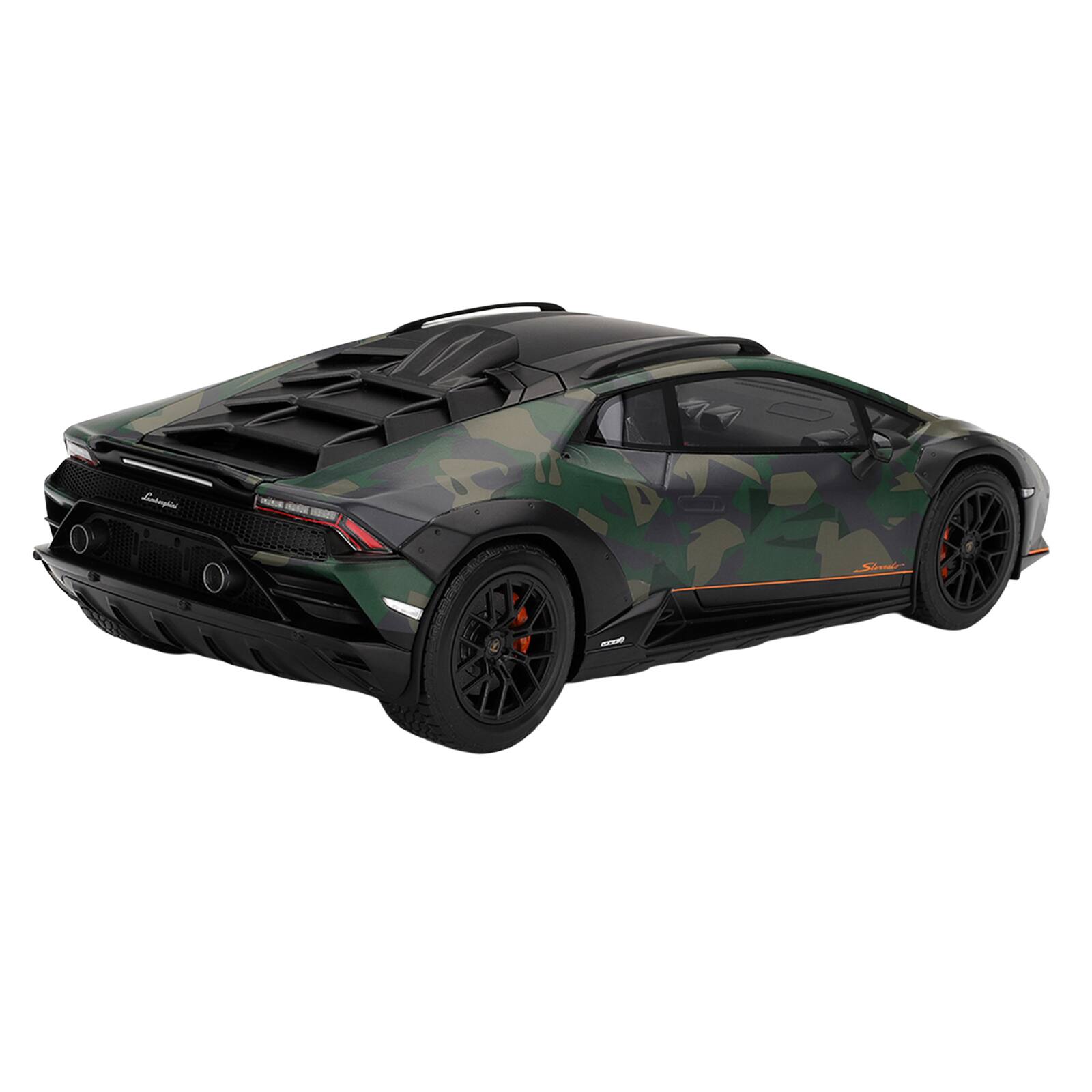 Alt View 4. Top Speed - Lamborghini Huracan Sterrato All-Terrain "BOSCO" Green Camouflage 1/18 Model Car by Top Speed.