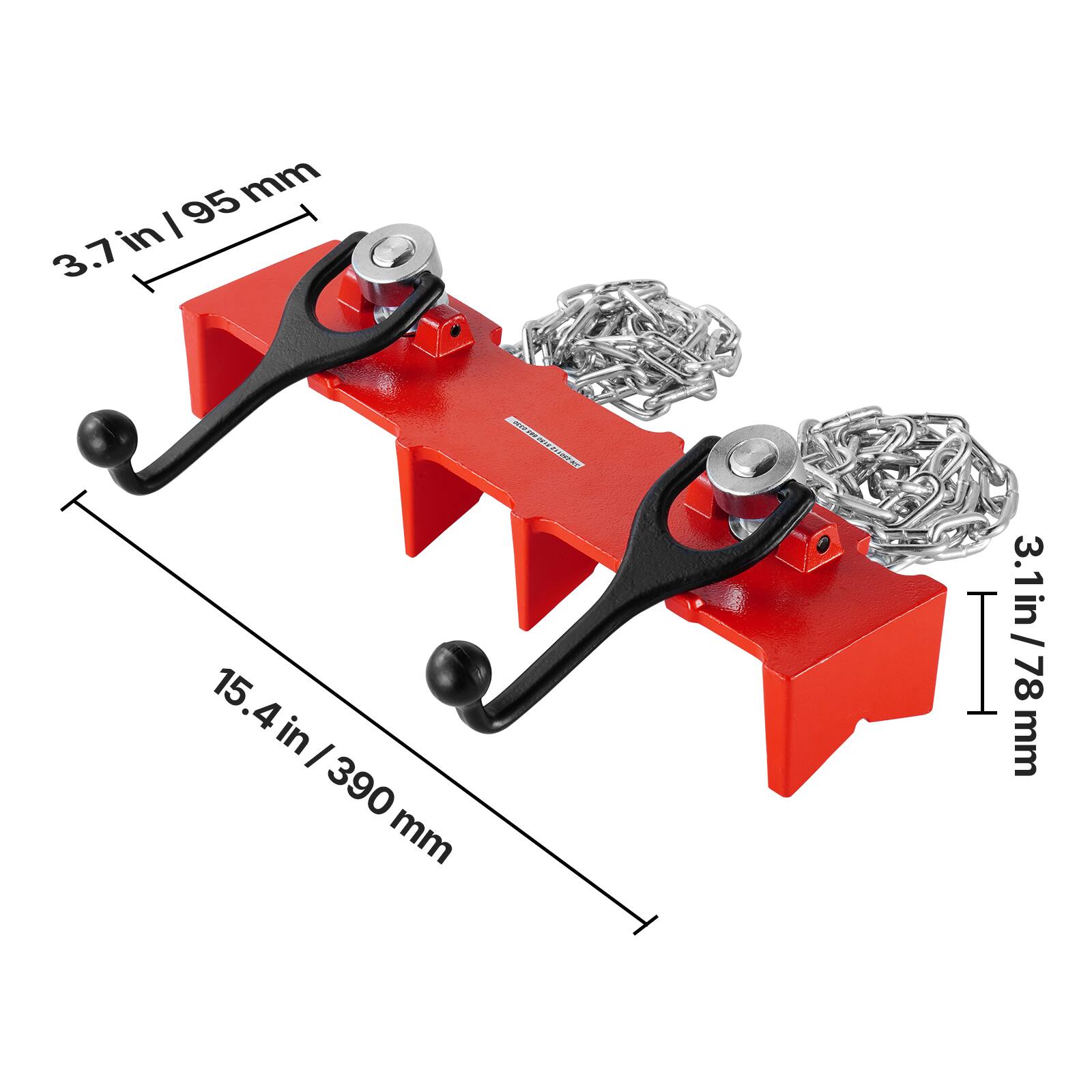 3.7 in / 95 mm  
15.4 in / 390 mm  
3.1 in / 78 mm