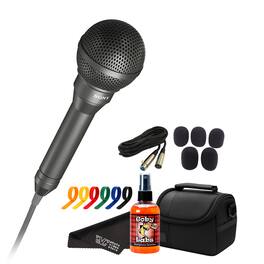 Sony - F-115B Weather-Resistant Handheld Microphone – For Outdoor Events/Performances | More - Black