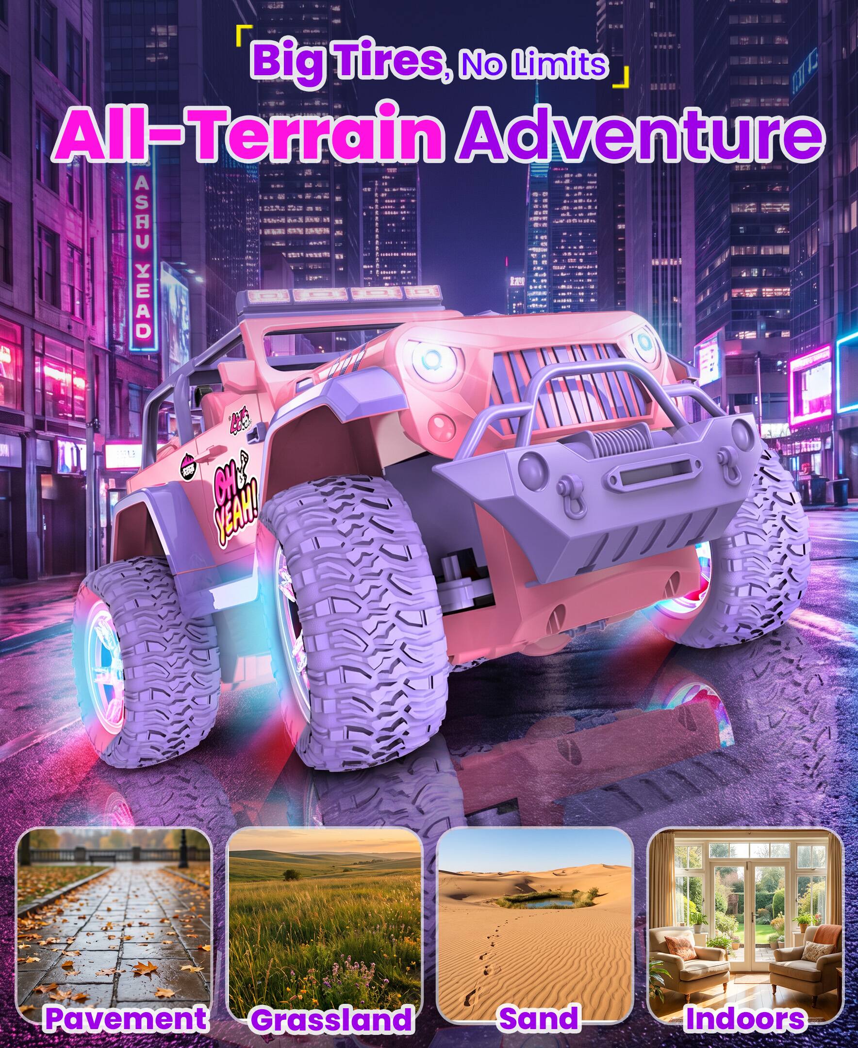 Big Tires, No Limits All-Terrain Adventure ASHU YEAD 2015 M DEANO OH

Pavement
Grassland
Sand
Indoors