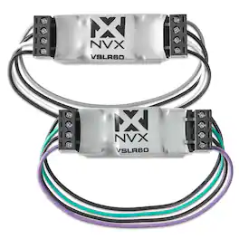NVX - VSLR60, 60-Ohm Load Resistors Compatible with 2018-up Dodge/Chrysler/Jeep/RAM/Fiat vehicles with Amplified Systems (2)