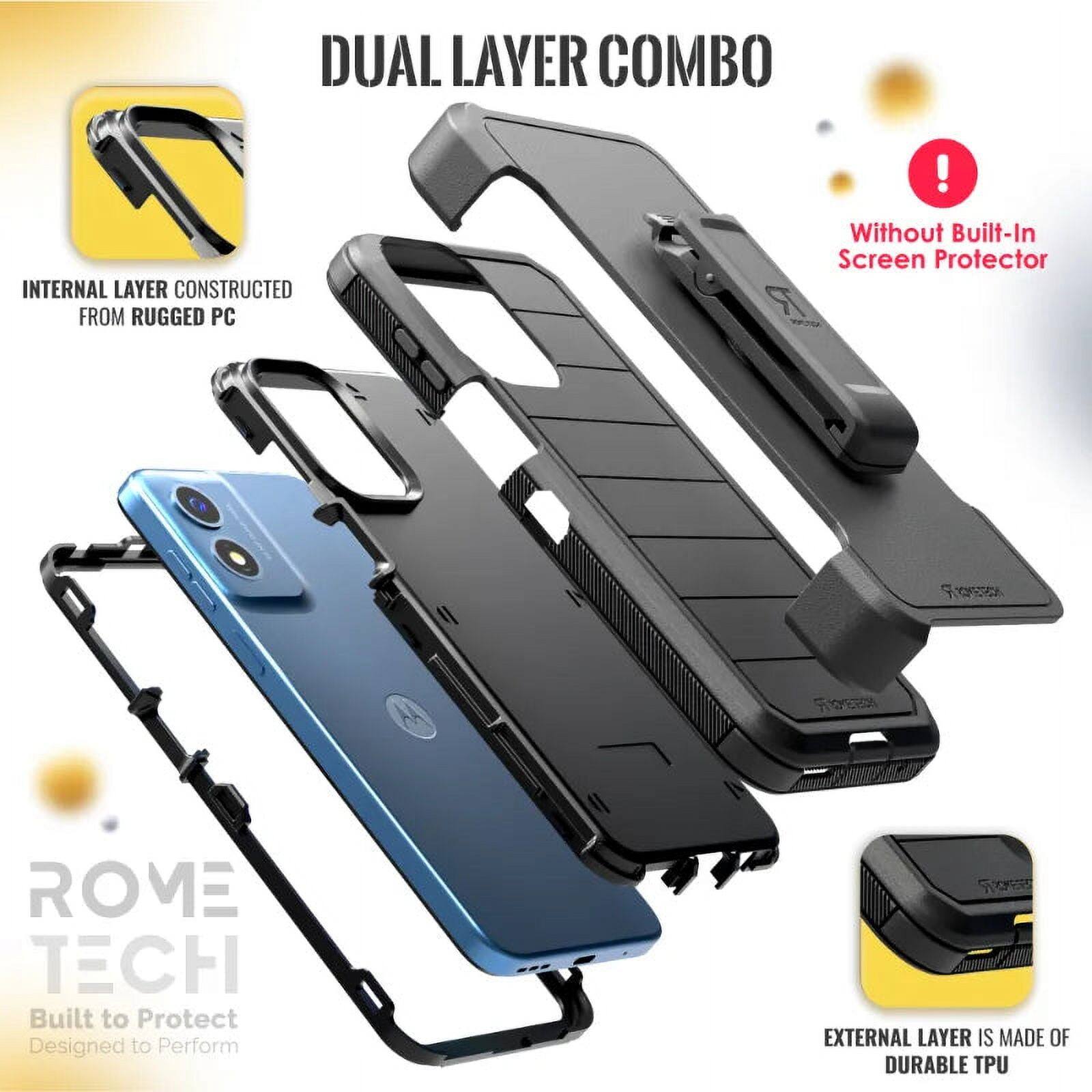 DUAL LAYER COMBO

INTERNAL LAYER CONSTRUCTED FROM RUGGED PC

EXTERNAL LAYER IS MADE OF DURABLE TPU

Without Built-In Screen Protector

ROME TECH
Built to Protect
Designed to Perform