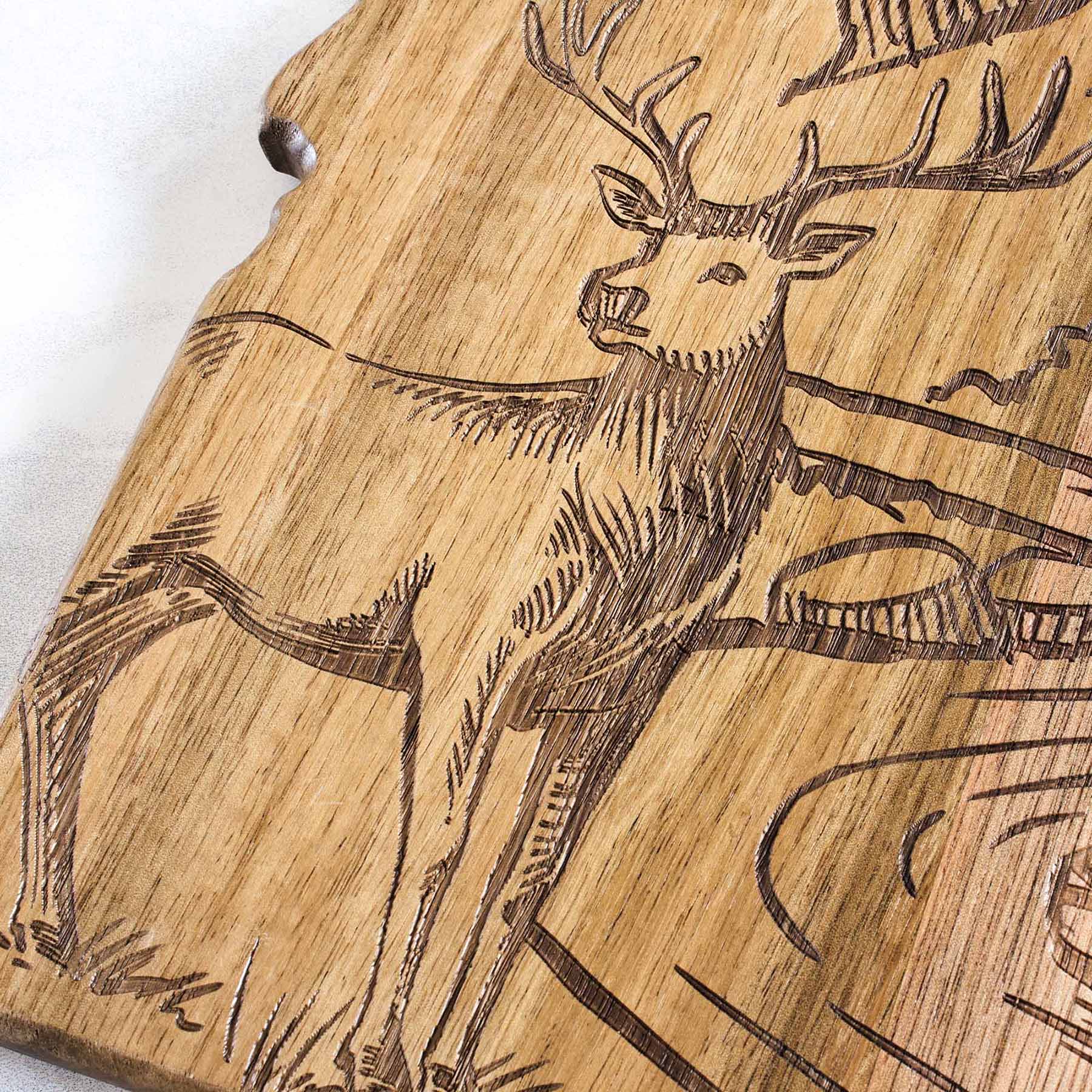 Alt View 1. Rock & Branch - Origins Series Idaho Cutting Board.
