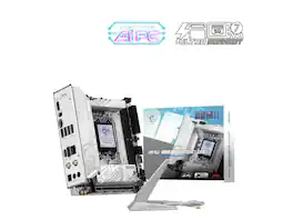 MSI - MPG B860I EDGE TI WIFI Intel LGA 1851 Mini-ITX motherboard - White