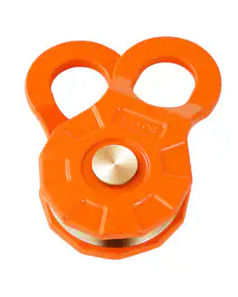 VEVOR - 30 T Snatch Block for Winch Recovery, 66,000 lbs Break Strength Pulley System with 0.4" - 0.55" Rope, Heavy Duty Offroad - Orange
