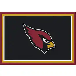 Imperial - Arizona Cardinals 7'8'' x 10'9'' Spirit Rug - Black