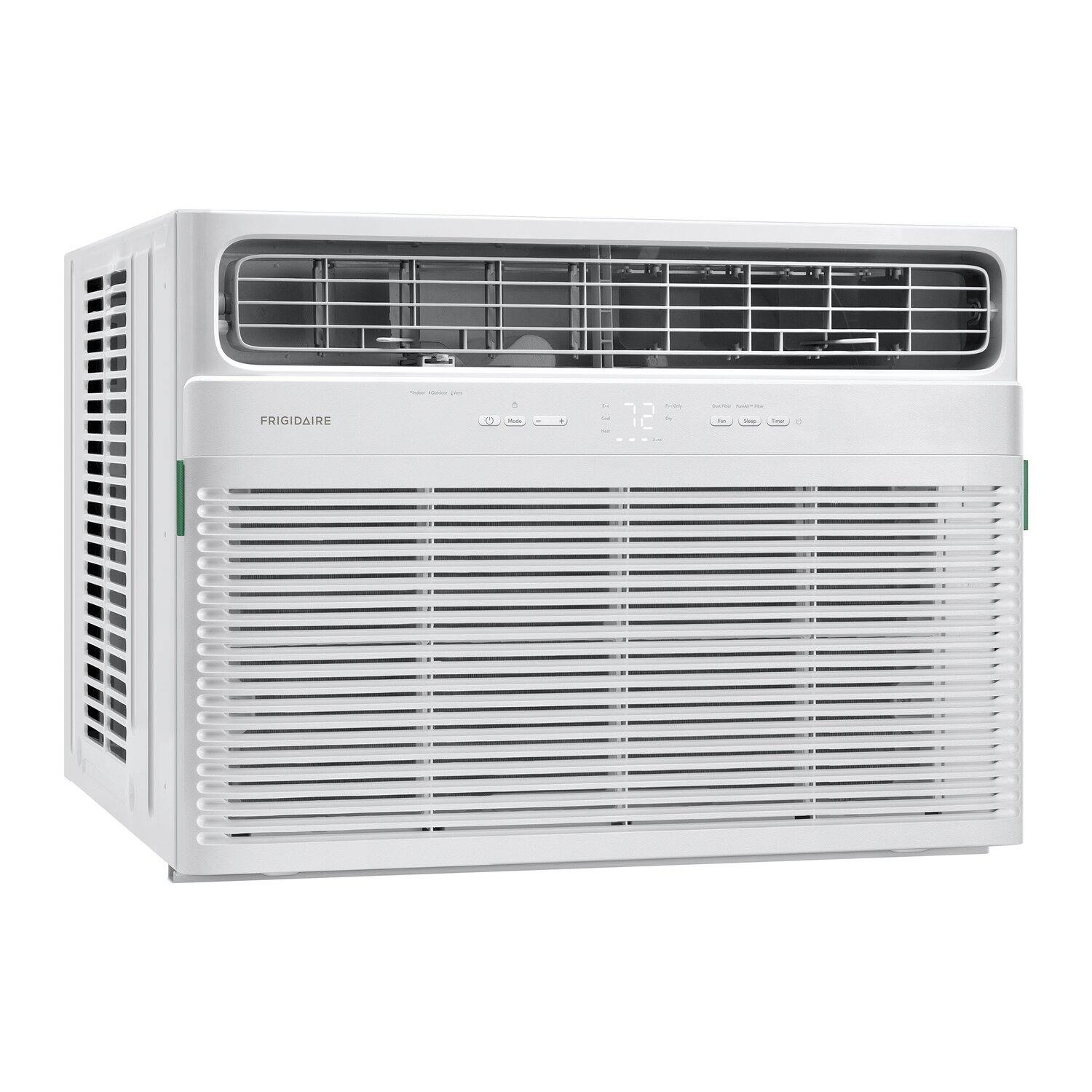 Alt View 6. Frigidaire - Frigidaire 115V 23,000 BTU 1,600 Sq. Ft. Smart Window Air Conditioner with 16,000 BTU Supplemental Heat Function - White.