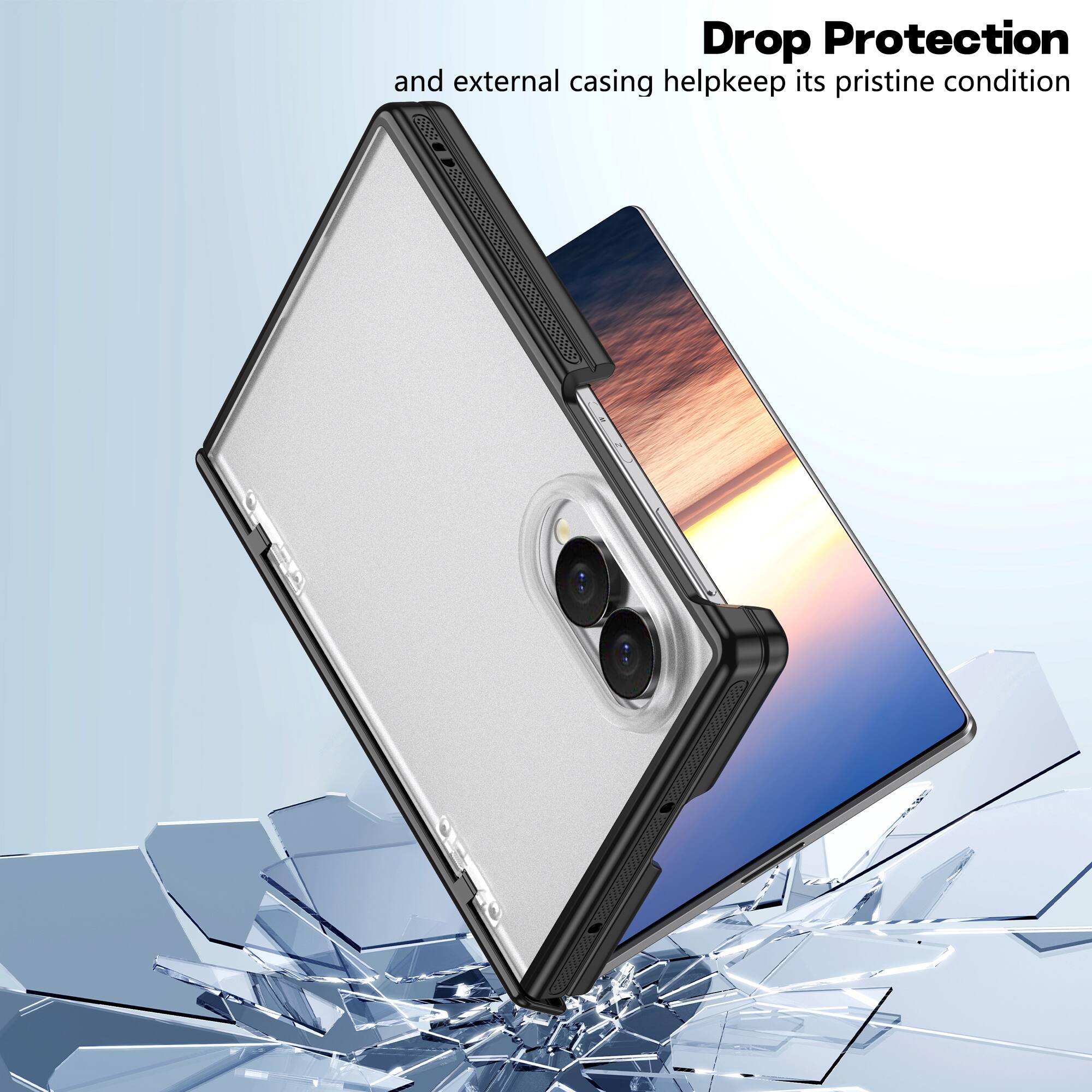 Drop Protection and external casing help keep its pristine condition