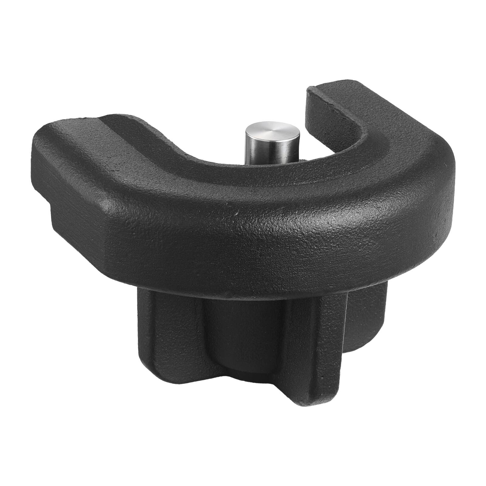 Alt View 5. VEVOR - Trailer Hitch Lock, Compatible with 2 Inch Couplers, Heavy-Duty Anti-Theft Trailer Ball Lock with 3 Keys - Black, silver.