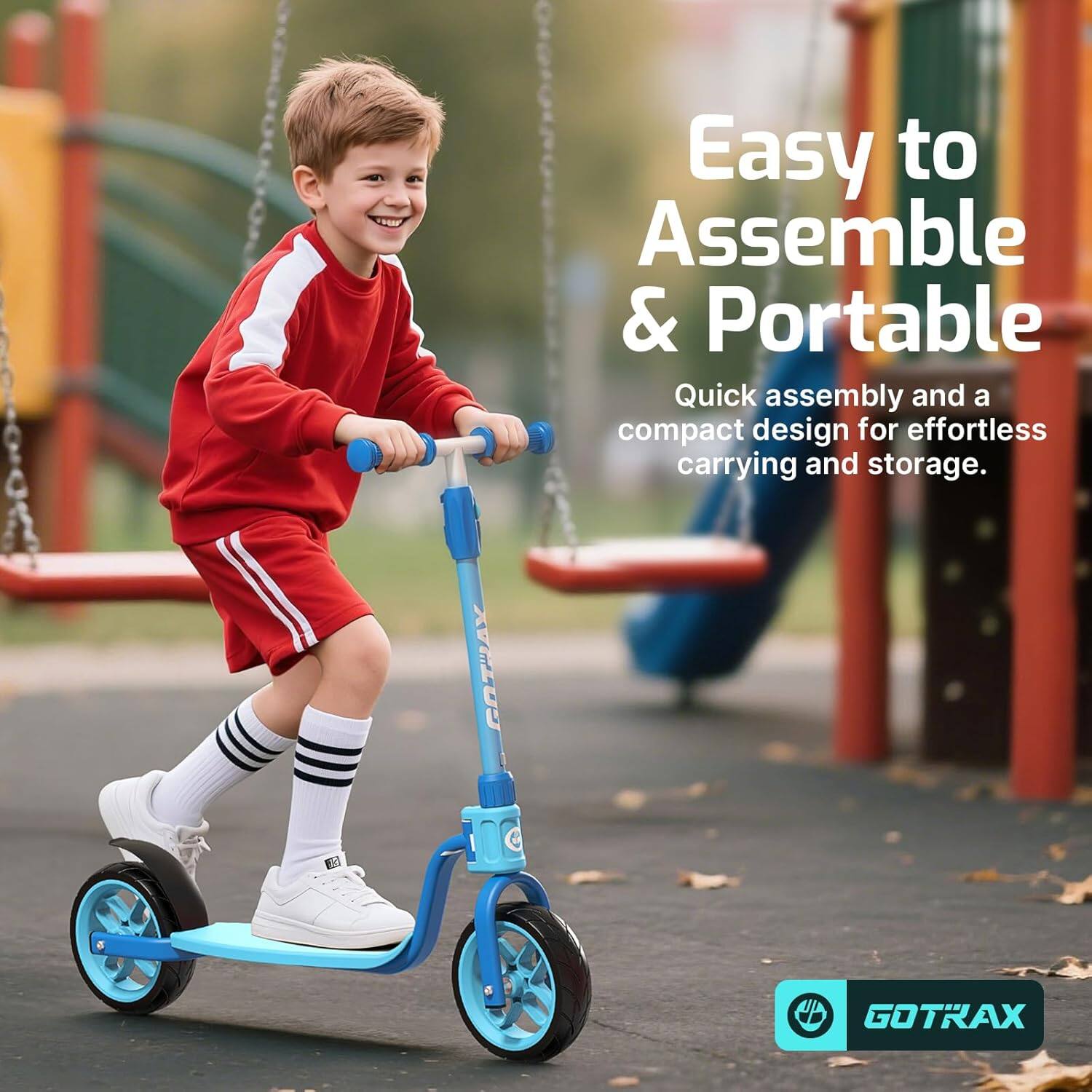 Easy to Assemble & Portable, Quick assembly and a compact design for effortless carrying and storage. COTAY 25 C GOTRAX