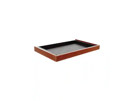 Front. Alera - Alera ALEVA312414MC Valencia Series Center Drawer, Medium Cherry.