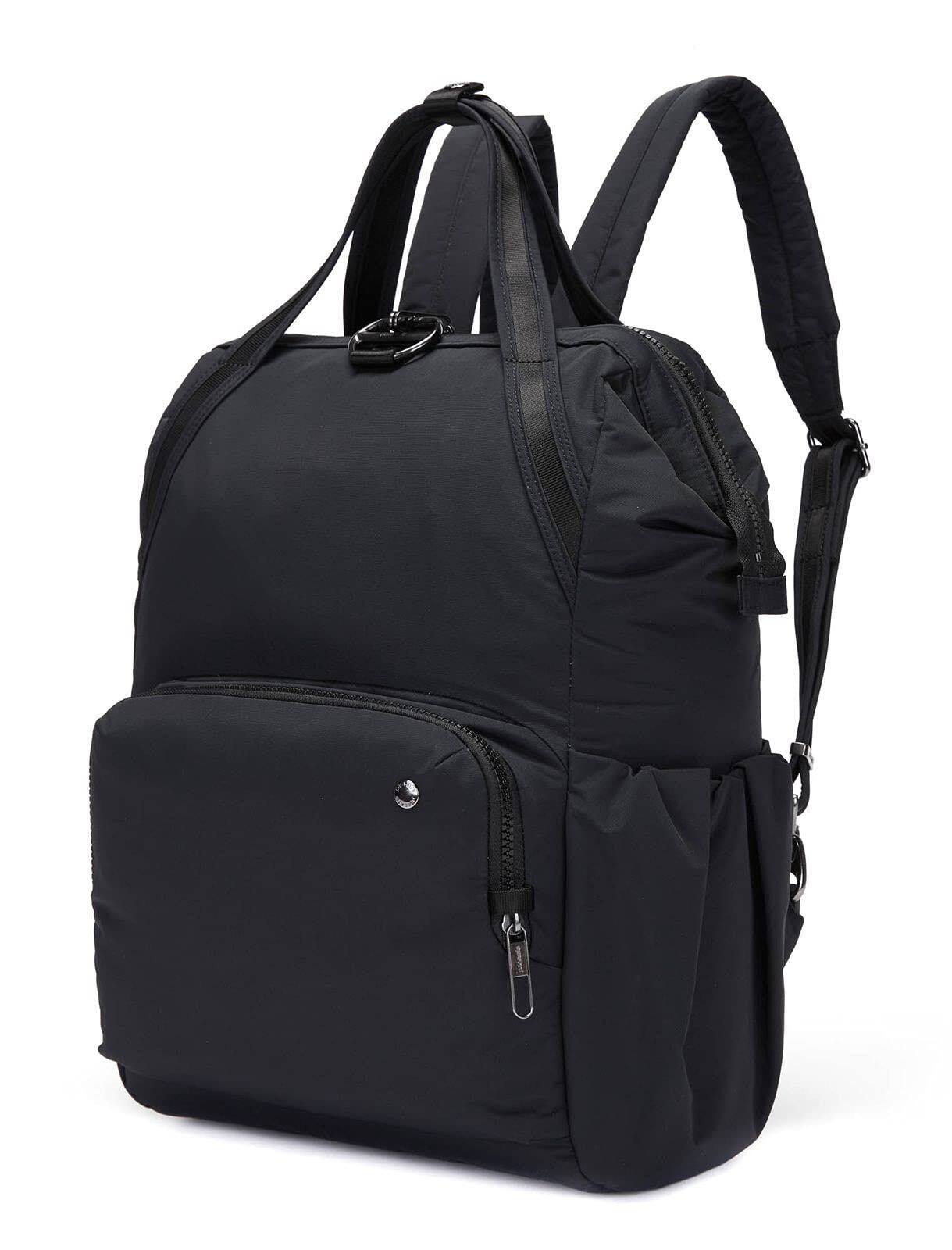 Angle. Pacsafe - Pacsafe Citysafe CX backpack (Econyl Black) - Econyl Black.