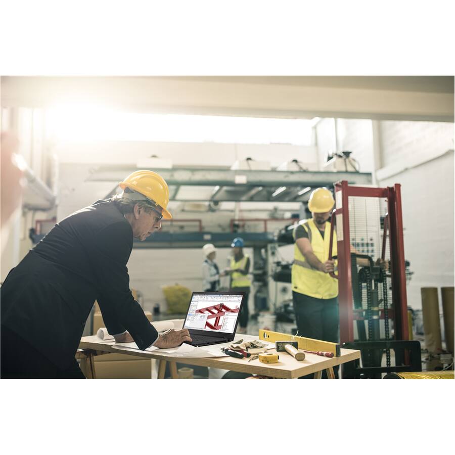 Alt View 1. Lenovo - Lenovo ThinkPad P16s Gen 2 21K90012US 16" Mobile Workstation - WQUXGA - AMD Ryzen 7 PRO 7840U - 64 GB - 1 TB SSD - Engli - Villi Black.