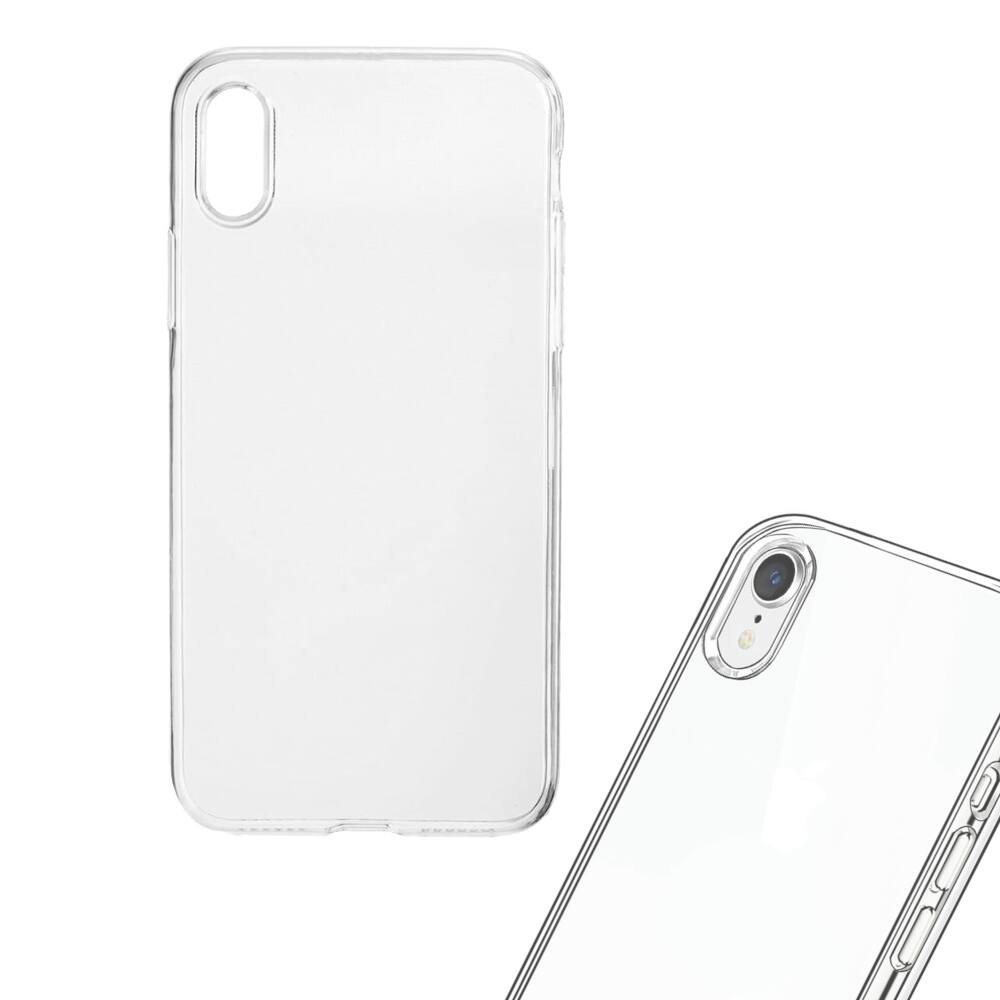 Alt View 1. Qixxronics - Phone Case for iPhone XR Protection Cover for iPhone XR Shockproof Protective Cellphone Case - Clear.