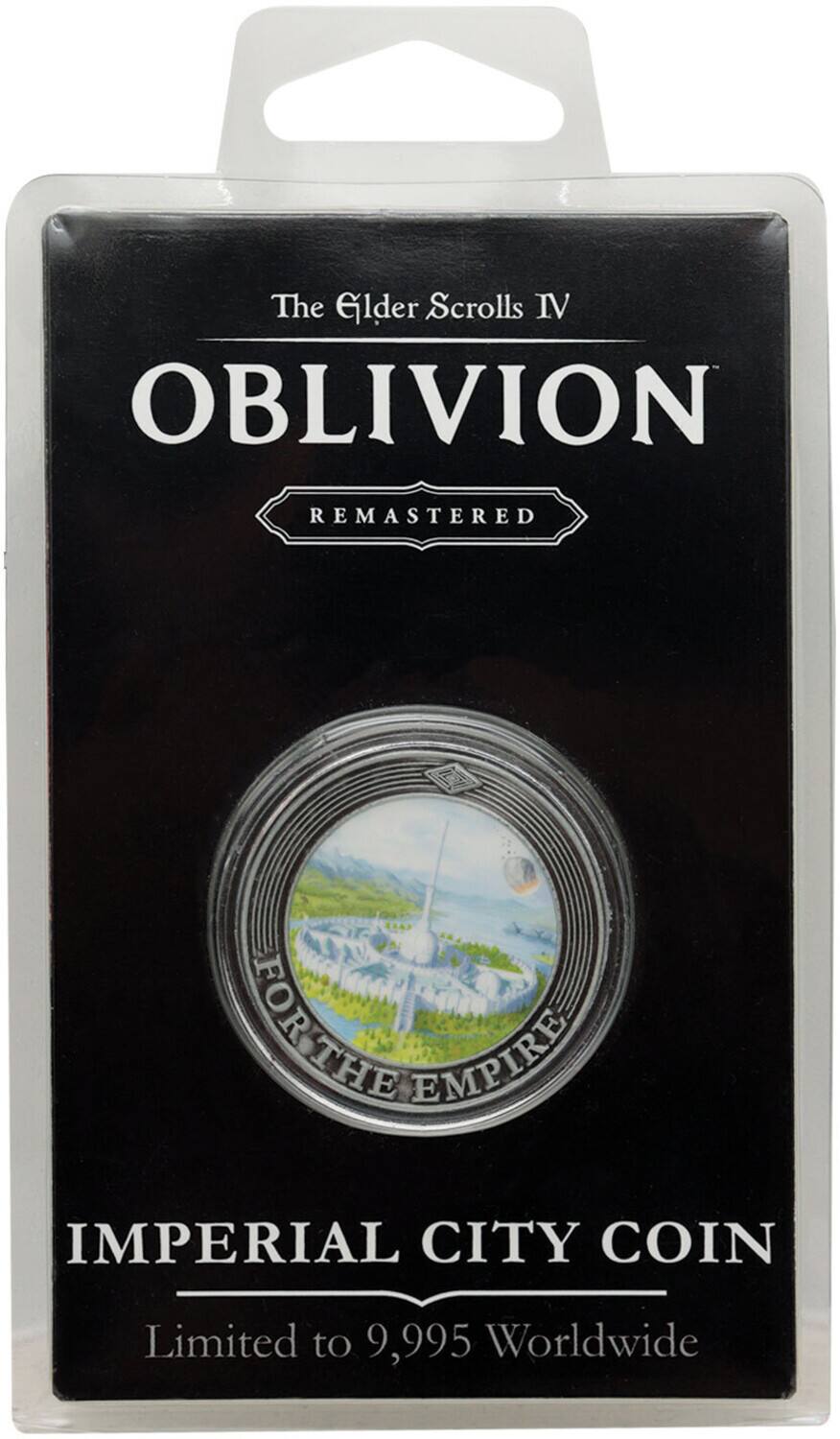 The Elder Scrolls IV  
Oblivion  
Remastered  

Imperial City Coin  
For the Empire  

Limited to 9,995 Worldwide