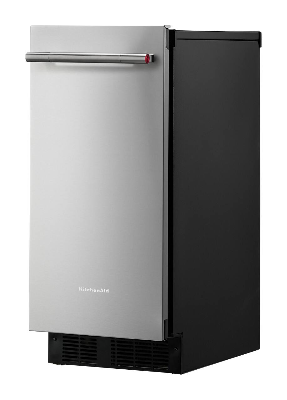 Alt View 8. KitchenAid - 15 inch 25-Lb. Ice Maker - PrintShield Stainless Finish.