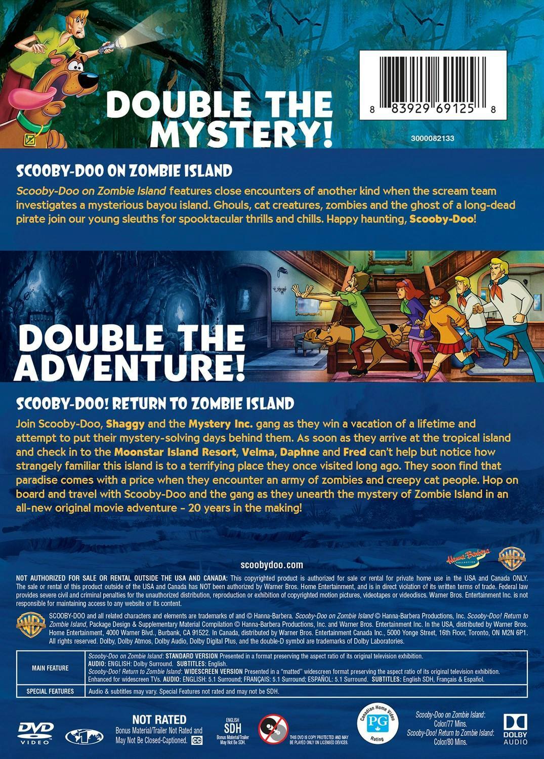 Back. Scooby-Doo: Zombie Island/Return to Zombie Island (DVD Double Feature) [DVD].