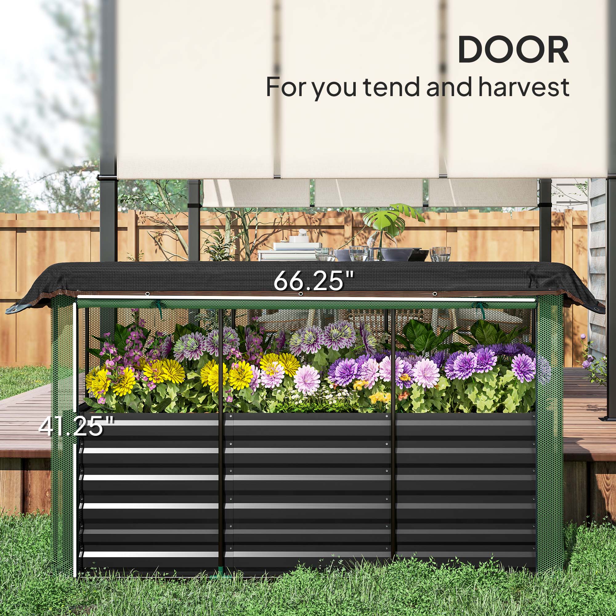 DOOR For you tend and harvest 66.25" 41.25"h