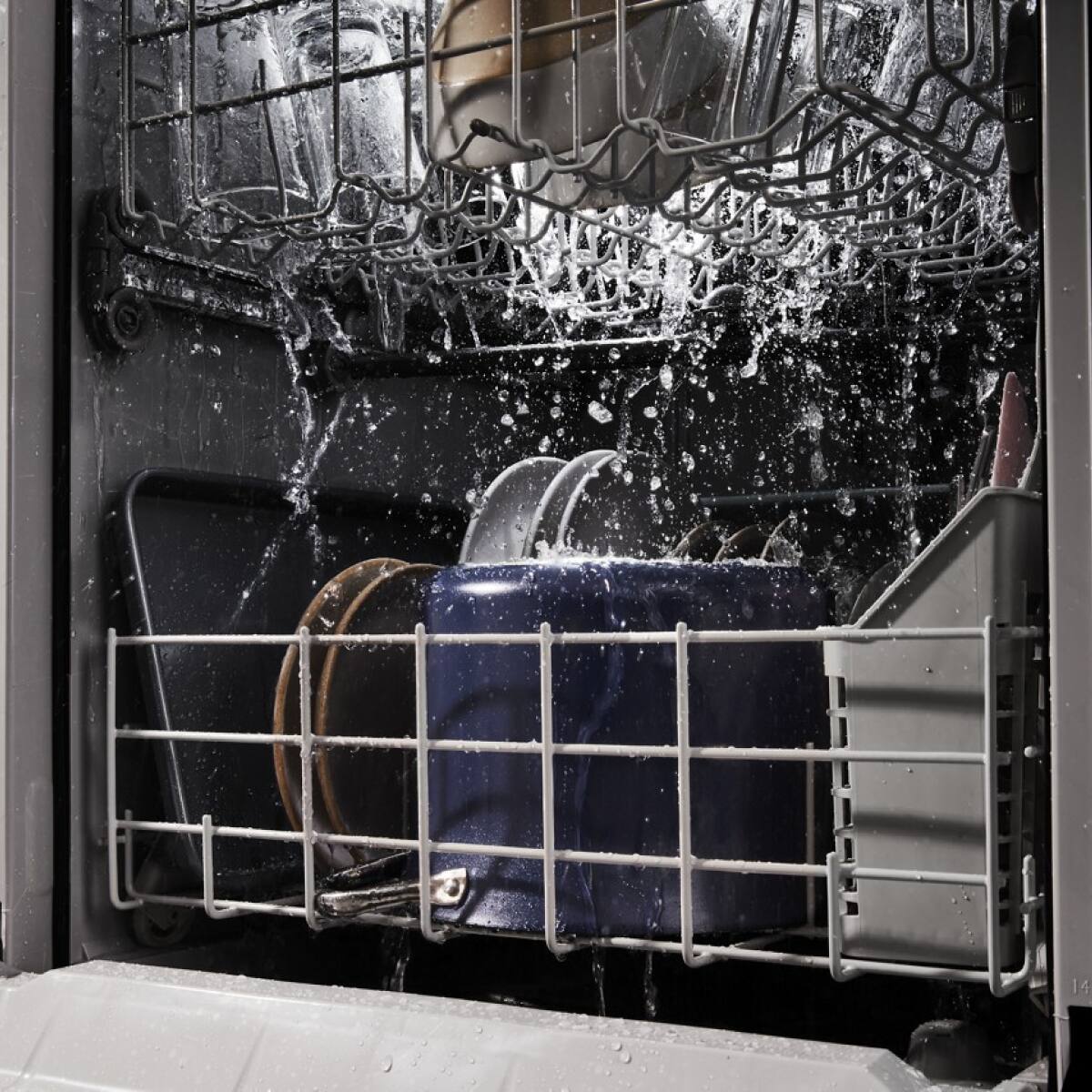 Alt View 7. Whirlpool - 24" Front Control Built-In Dishwasher with Boost Cycle and 57 dBA - White.