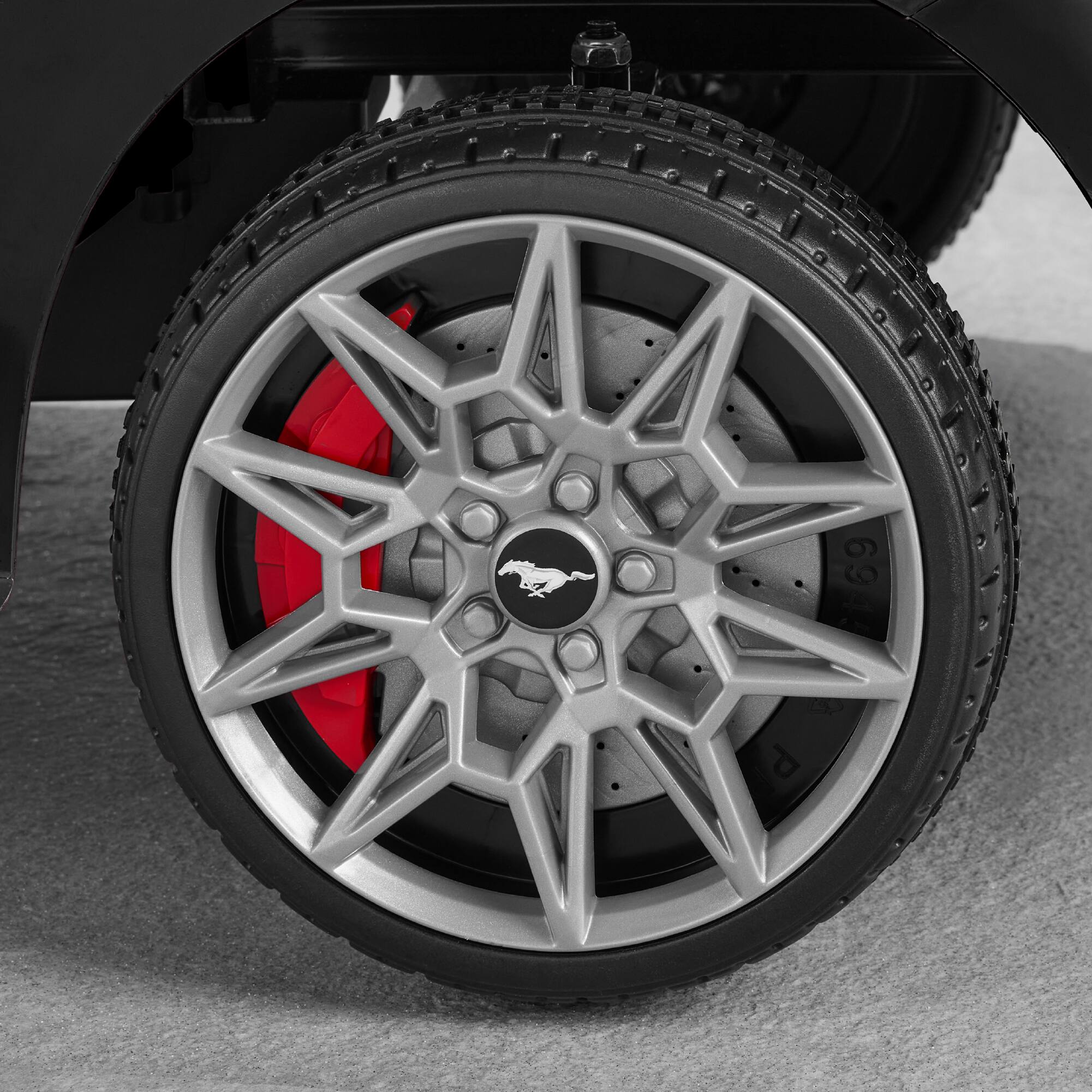 Alt View 7. Best Choice Products - Best Choice Products Kids 12V Electric Ride-On Car Officially Licensed Ford Mustang w/ Remote, LED Lights - Black - Black.