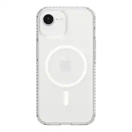 Insignia™ - Hard-Shell Case with MagSafe for iPhone 17e/16e/15/14/13 - Clear