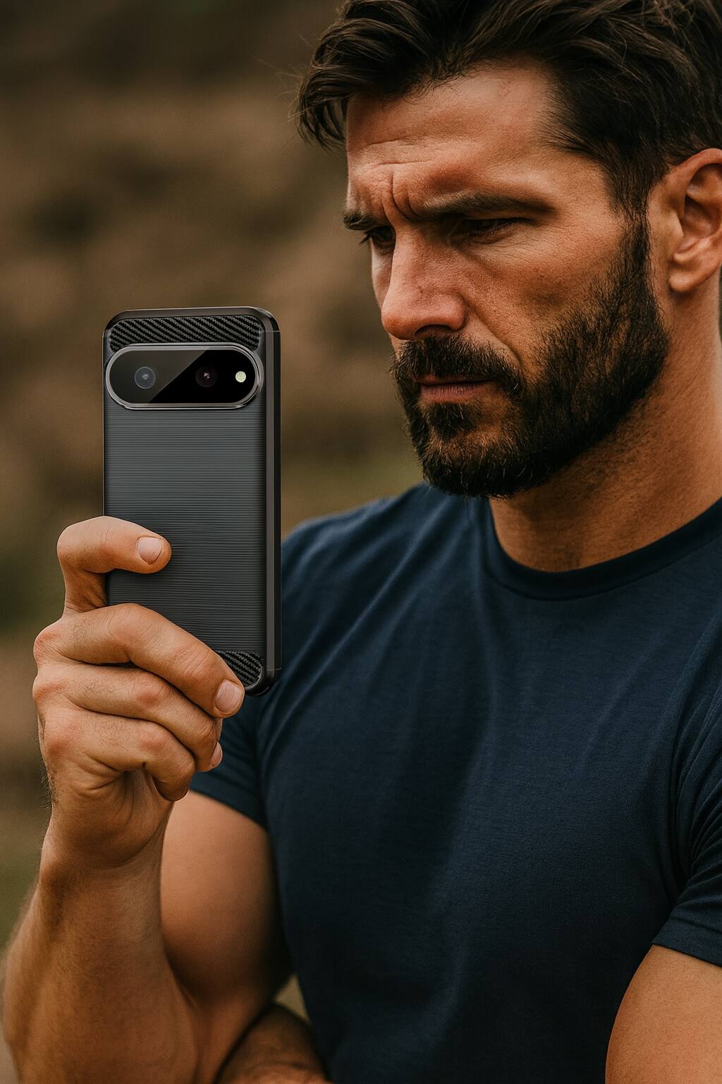 Alt View 2. SaharaCase - Venture Series Anti-Slip Case for for Google Pixel 10 & Pixel 10 Pro - Scoprion Black - Black.